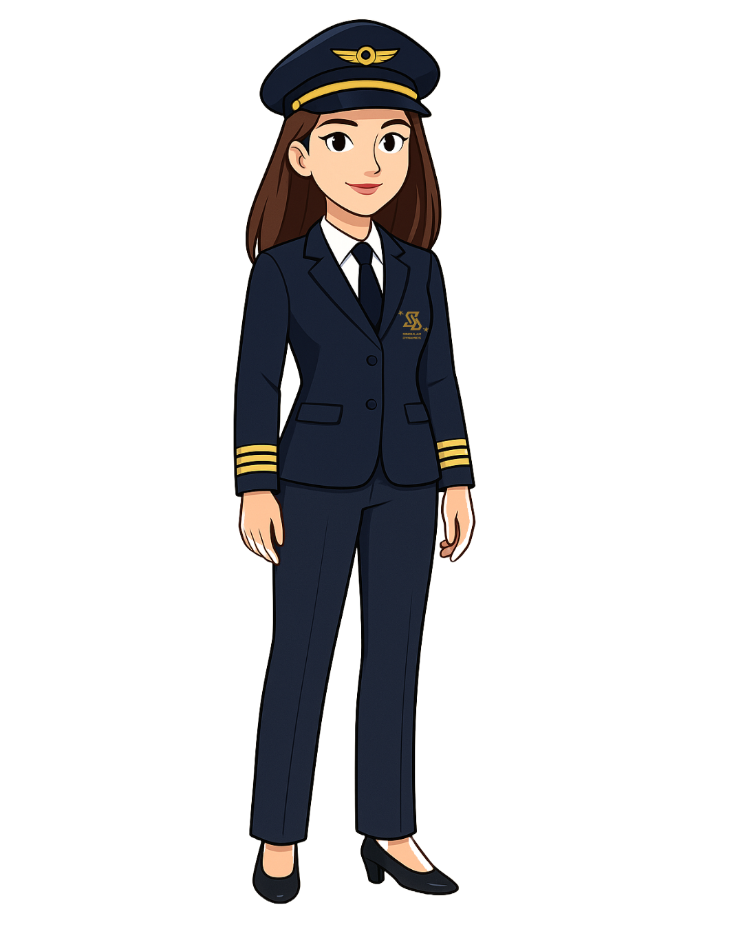 Clair, the Clair Aviation pilot assistant character